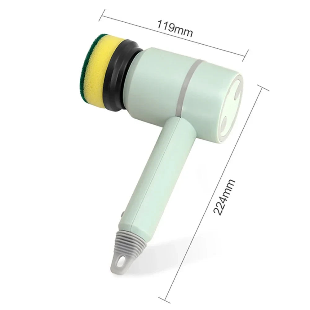 2025 Multi Functional Wireles Electric Cleaning Brush Household Toilet Cleaning Tool Handheld Kitchen Cleaning Brush