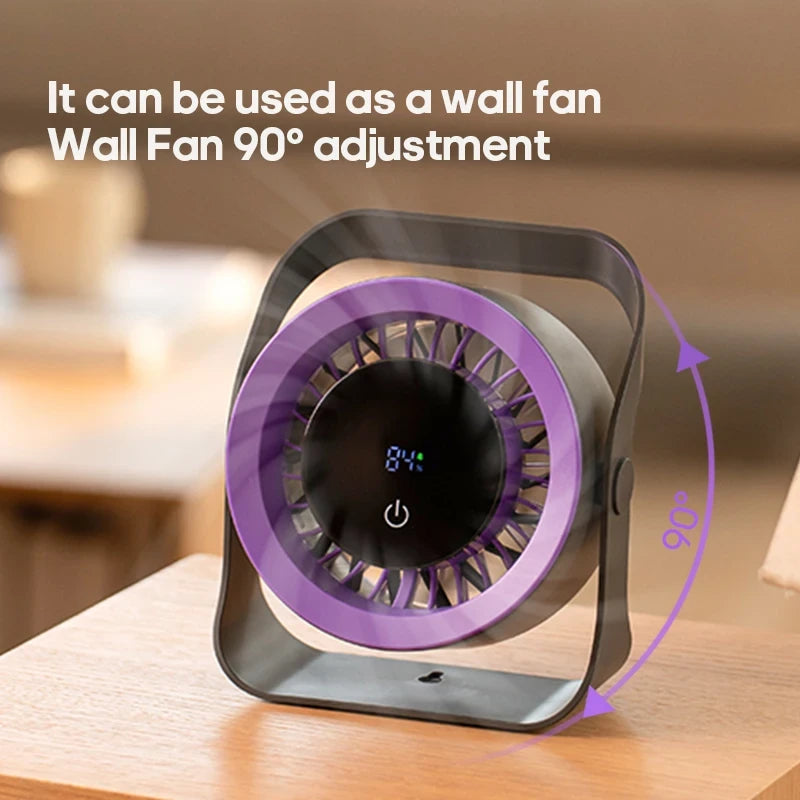 Portable Rechargeable Table Fan