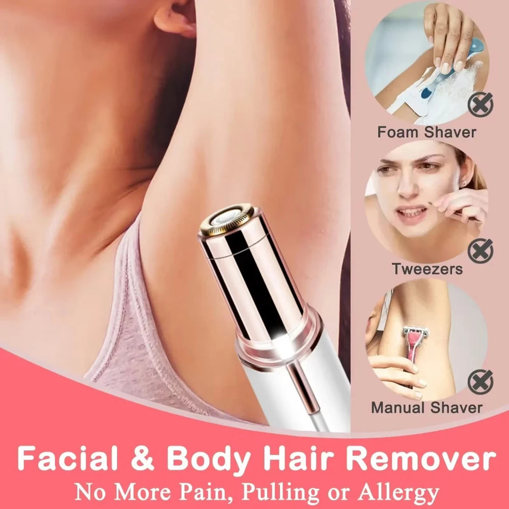 Portable Lipstick Facial Hair Trimmer