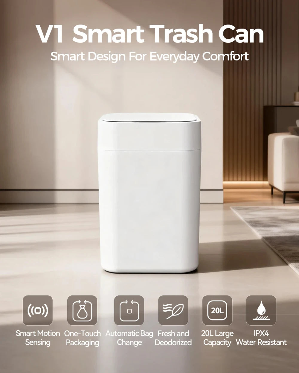 Automatic Smart Trash Can
