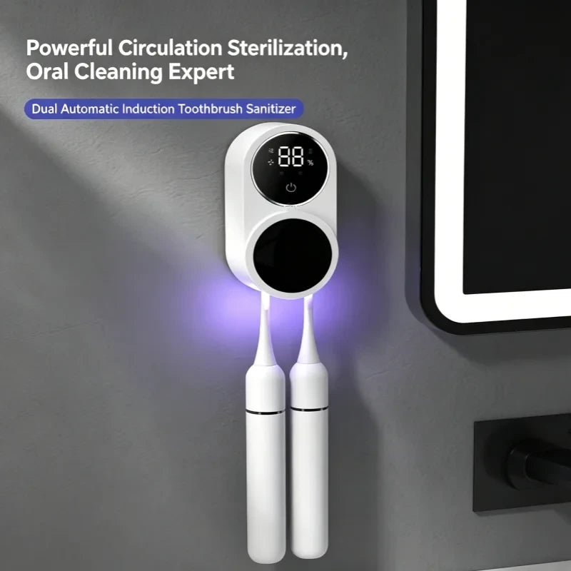 Portable Rechargeable Toothbrush Sterilizer Case